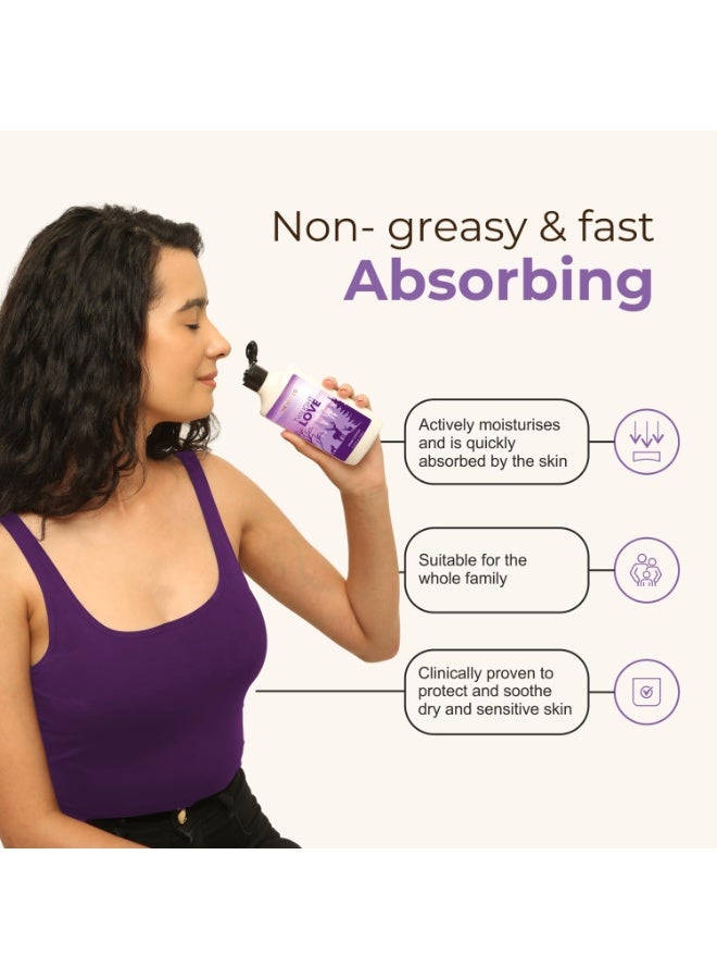 ذا لوف كو. لوشن الجسم توايلايت لوف - 250 مل - كريم مرطب للبشرة الجافة - لوشن للجسم للنساء والرجال - لوشن للجسم للبشرة الجافة بزيت الجوجوبا وزبدة الشيا وفيتامين هـ - Image 5